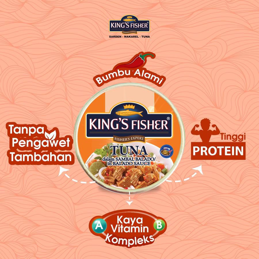 King's Fisher Tuna in Balado Sauce 170gram