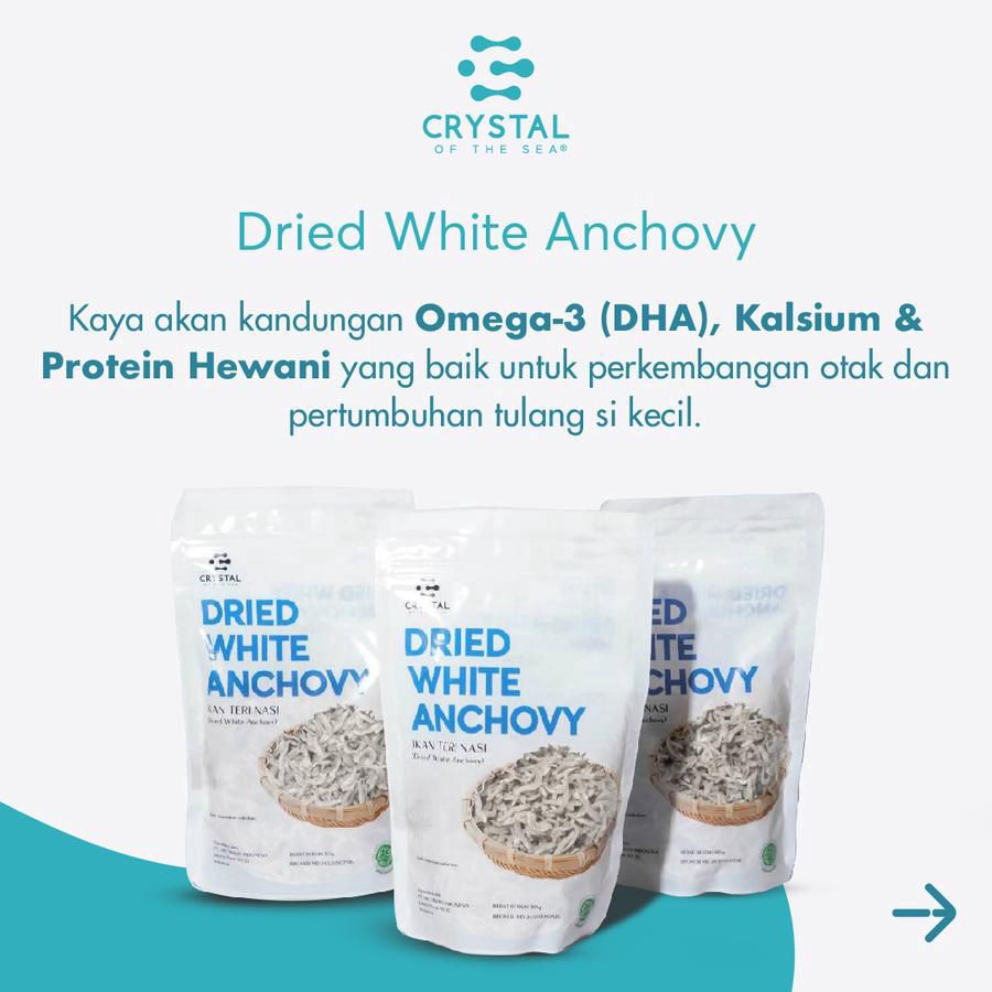 Crystal Of The Sea Dried White Anchovy 80gram