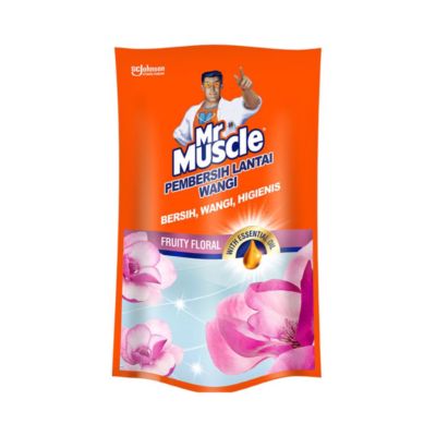 Mr. Muscle Axi Triguna Fruity Floral pouch/Pembersih Lantai 720ml