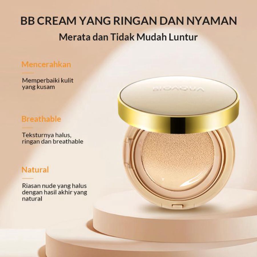BIOAQUA Hydrating Soft and Flawless Natural Air Cushion BB Cream 20gram