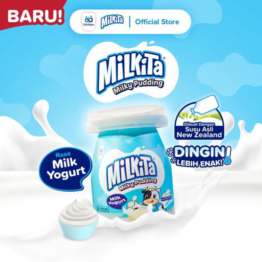 Milkita Milky Pudding Milk Yoghurt Flavor 85gram