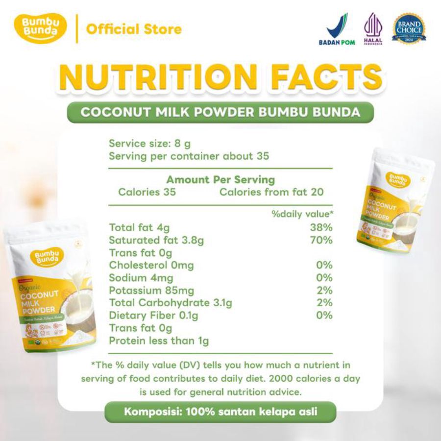 Bumbu Bunda Elia Coconut Milk Powder