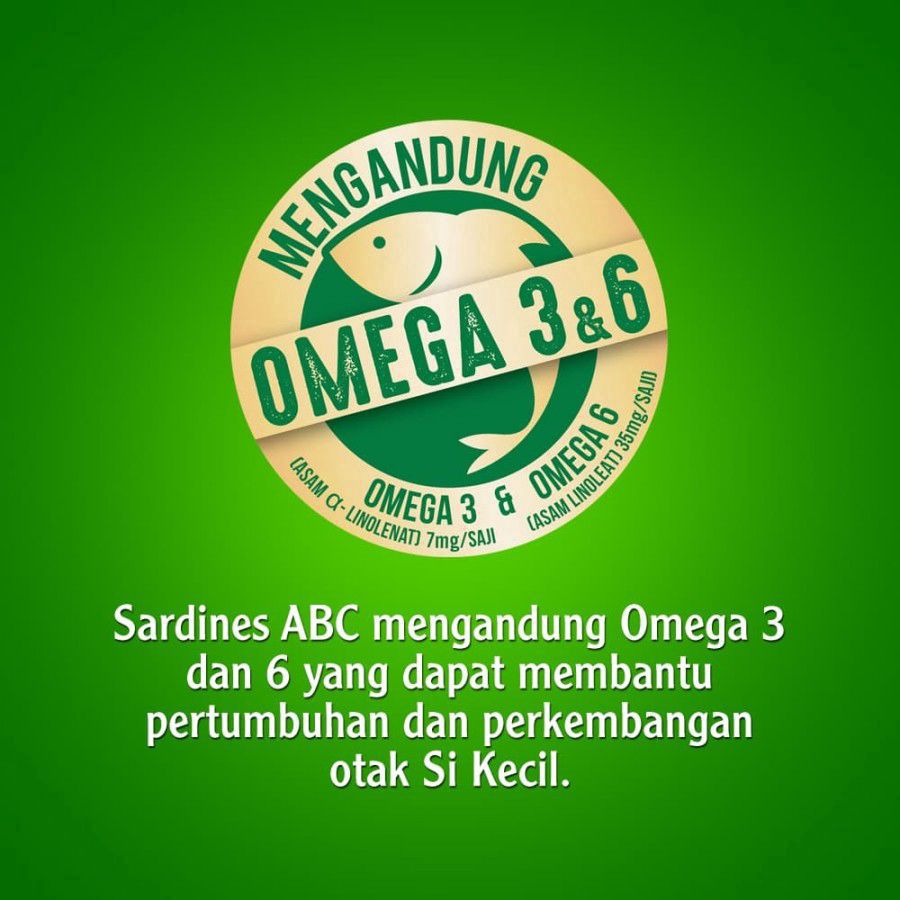 ABC Sardines dalam Saus Tomat 155gram