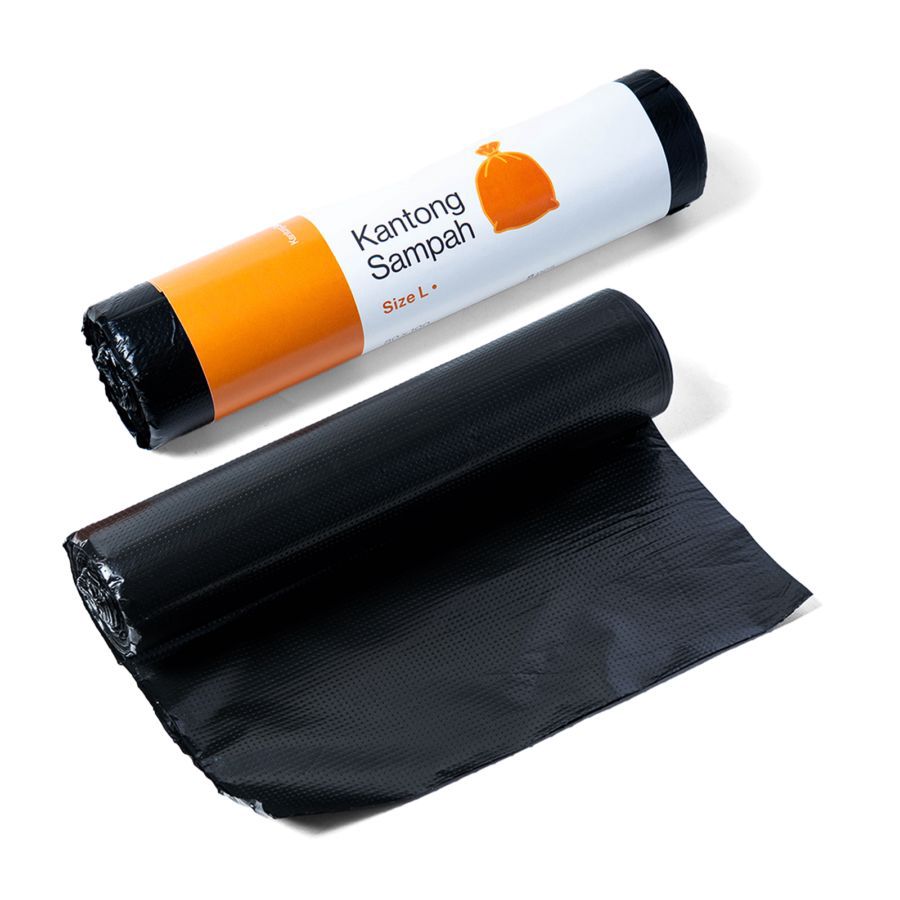 Kantong Sampah Roll Size L 80x100 cm A Basics 8pcs