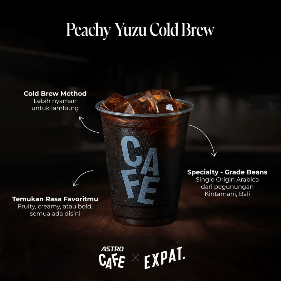 Peachy Yuzu Cold Brew AC x Expat Roasters. - Regular 12oz