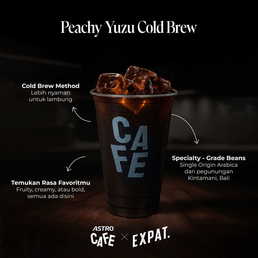 Peachy Yuzu Cold Brew AC x Expat Roasters. - Large 18oz