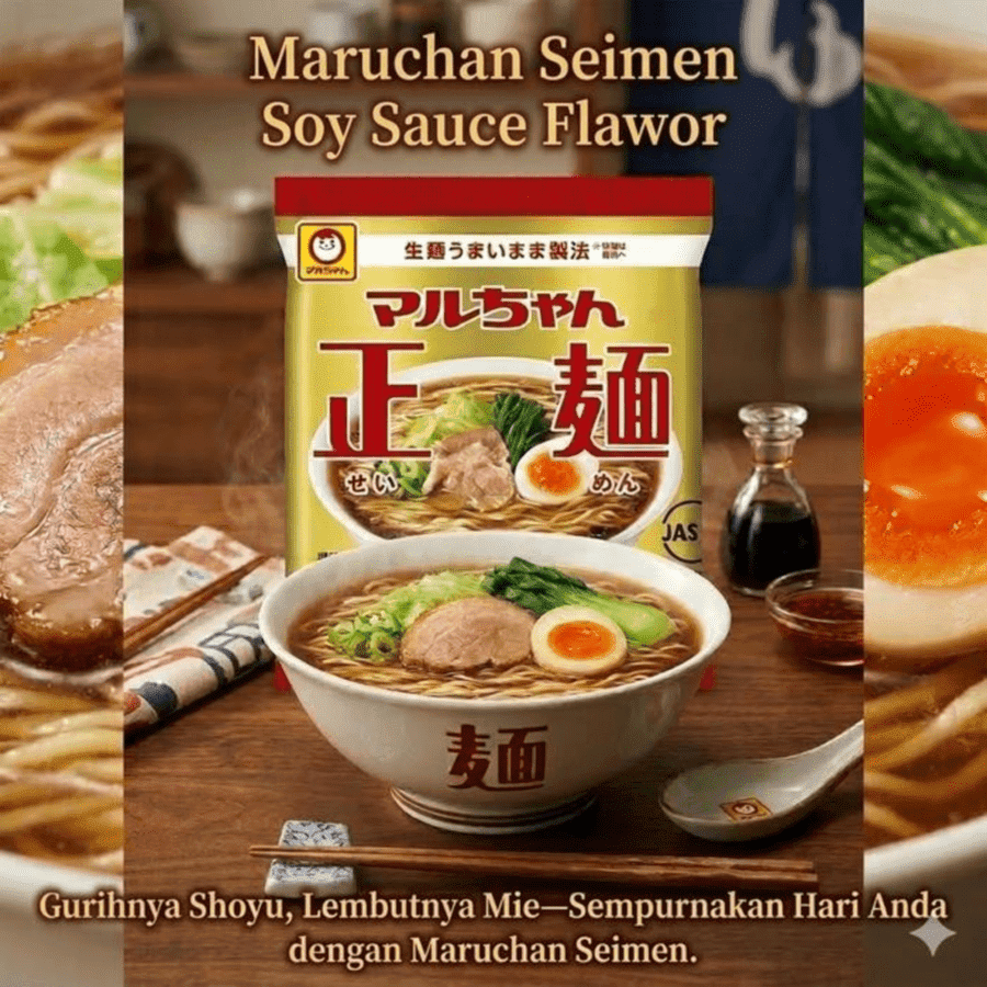 Maruchan Seimen Soy Sauce Flavour Mie Instan