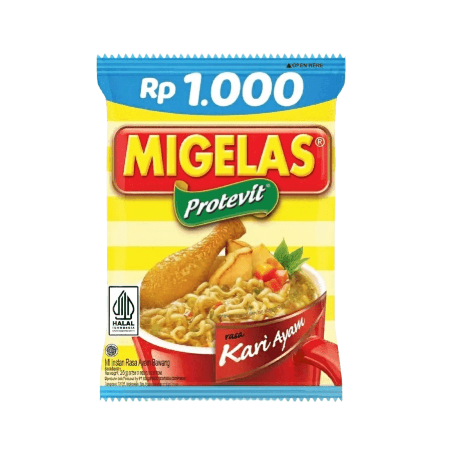 Migelas Sehat Kari Ayam Mie Instan 28gr x 10 pcs 1pack