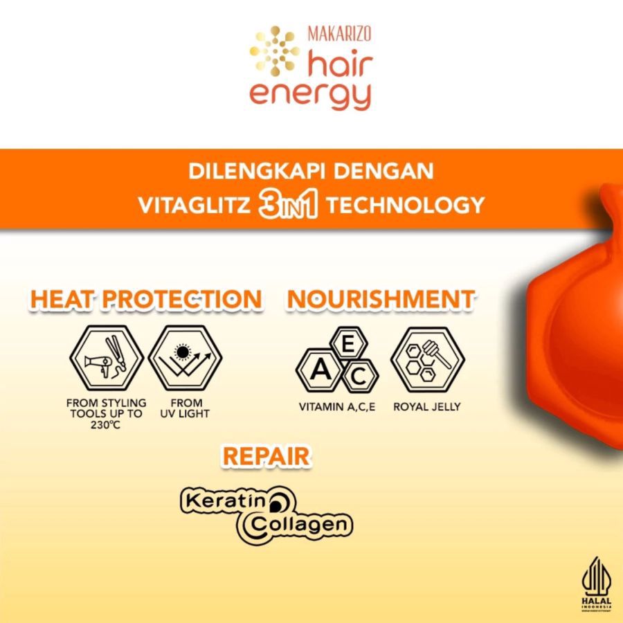 Makarizo Hair Energy Vitaglitz Royal Jelly Hair Serum