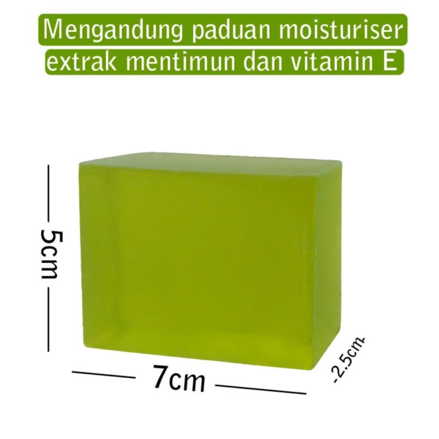 Metal Fortis with Cucumber Transparant Barsoap