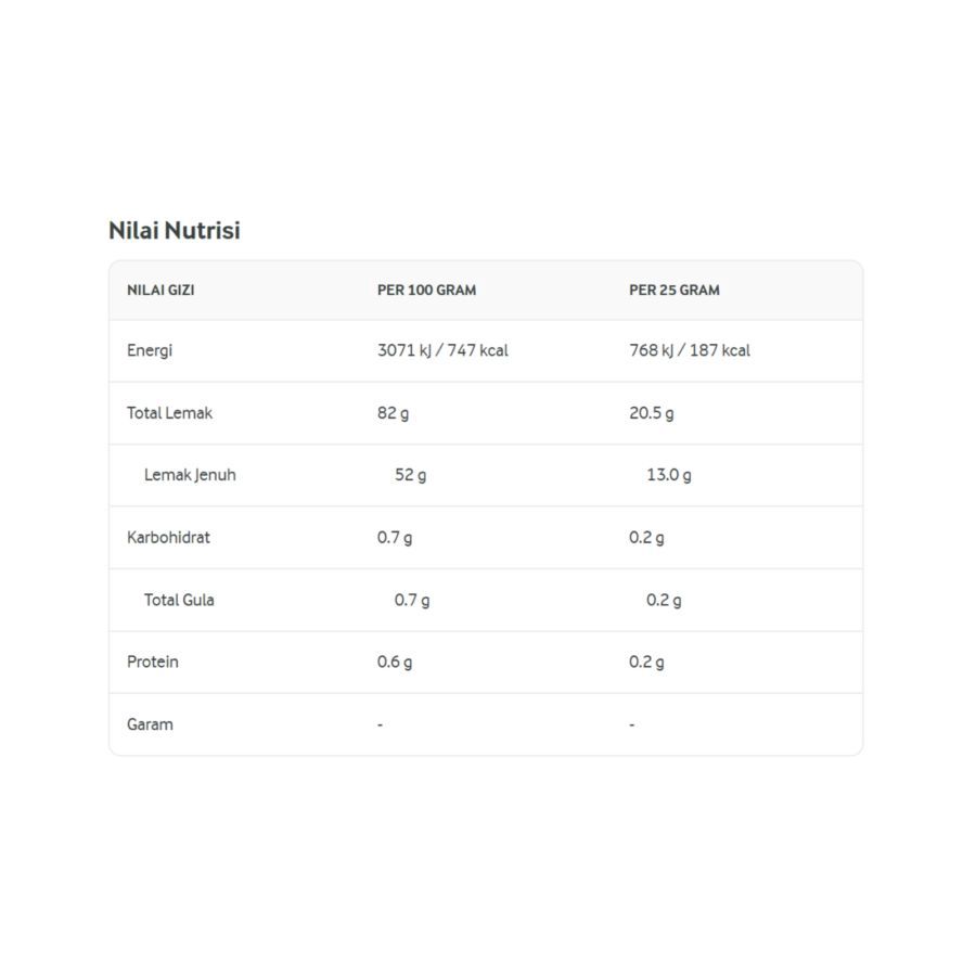 Arla Unsalted Butter 200gram