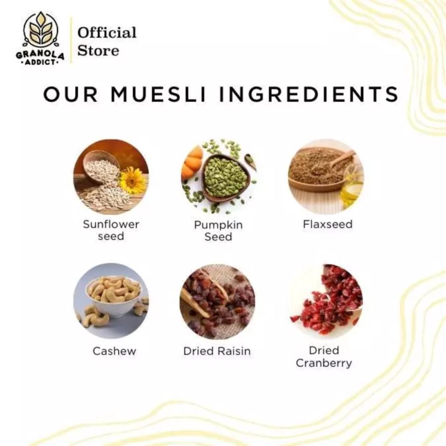 Granola Addict Muesli Fruit & Seed 1kg