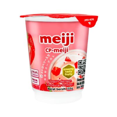Meiji Strawberry Yogurt