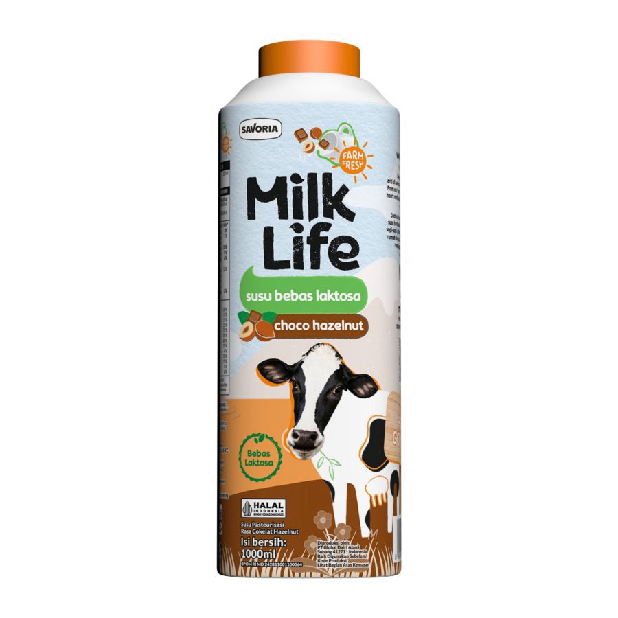 Milk Life Fresh Milk Lactose Free Choco Hazelnut 1000ml