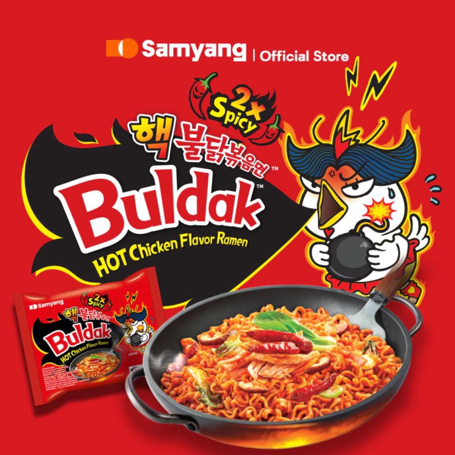 Samyang Hot Chicken Ramen Buldak 2x Spicy 140gram
