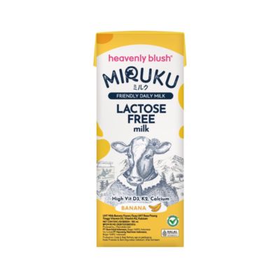 Heavenly Blush Miruku Banana Lactose Free Susu UHT