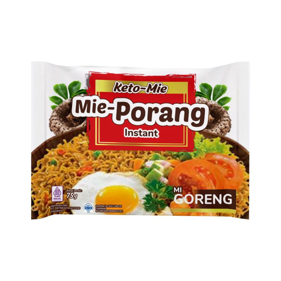 Keto-Mie Mie Porang Goreng 75gram