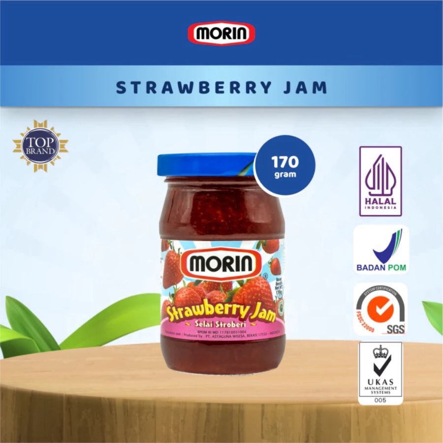 Morin Strawberry Jam 170gram