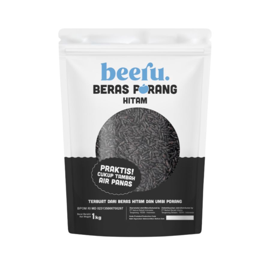 Beeru Beras Porang Hitam Pouch 1kg