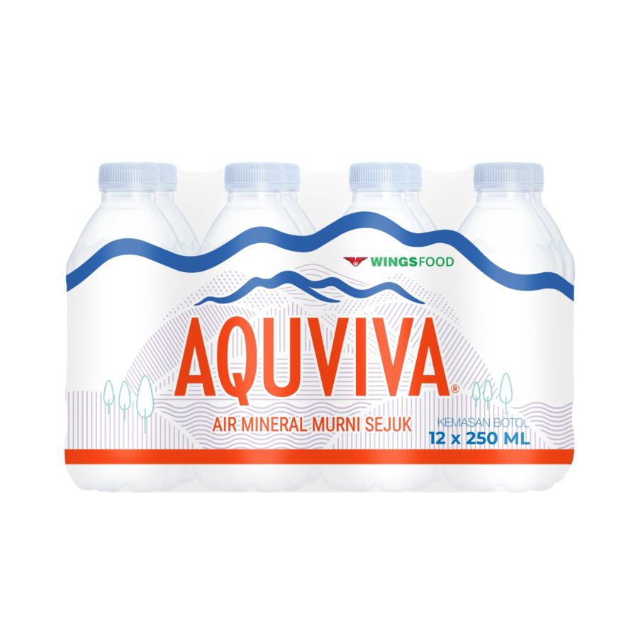 Aquviva Air Mineral Botol Multipack 250ml 12bottles
