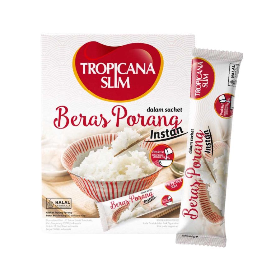 Tropicana Slim Beras Porang Instan Box 10 sachets 400gram