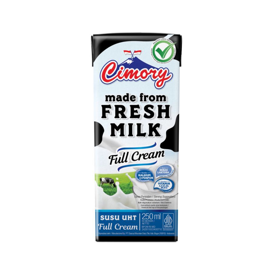 Cimory UHT Full Cream Bebas Laktosa 250ml