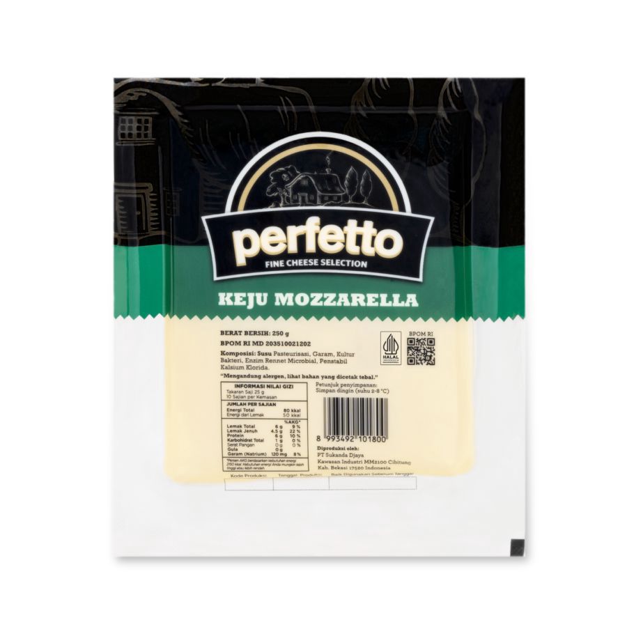 Perfetto Mozzarella Cheese 250gram