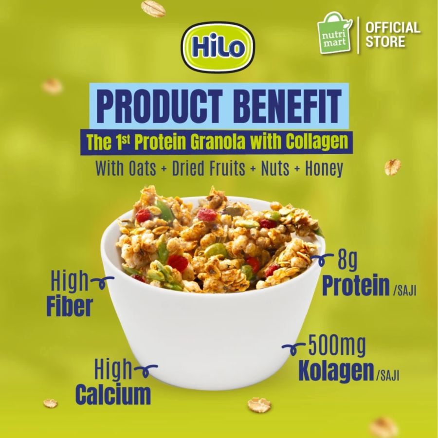 HiLo Active Granola Berry Berry Honey 150gram