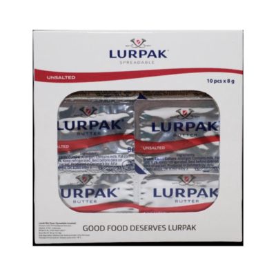 Lurpak Spreadable Unsalted Butter 10pcs x 8gr