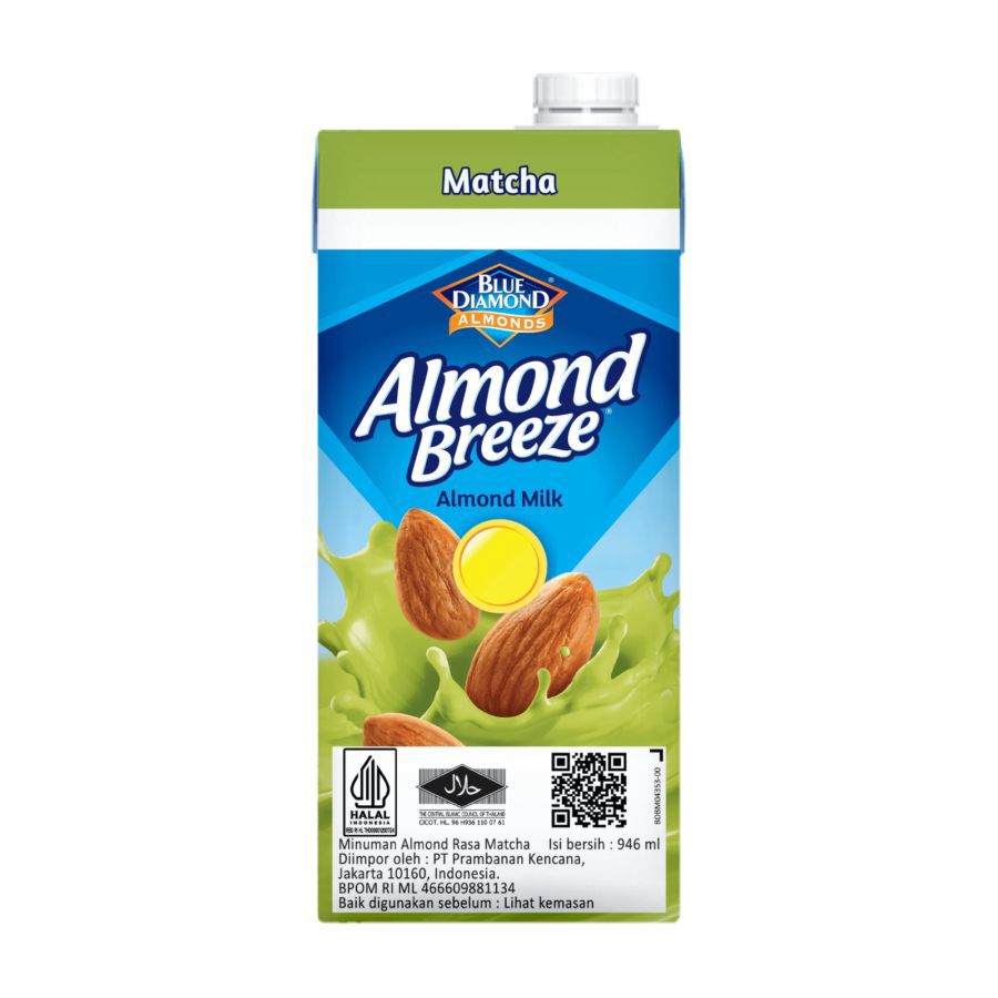 Blue Diamond Almond Breeze Almond Milk Matcha 946ml