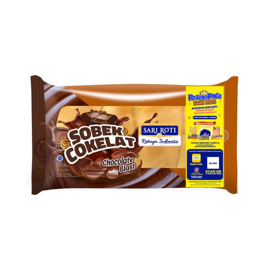 Sari Roti Sobek Coklat 214gram