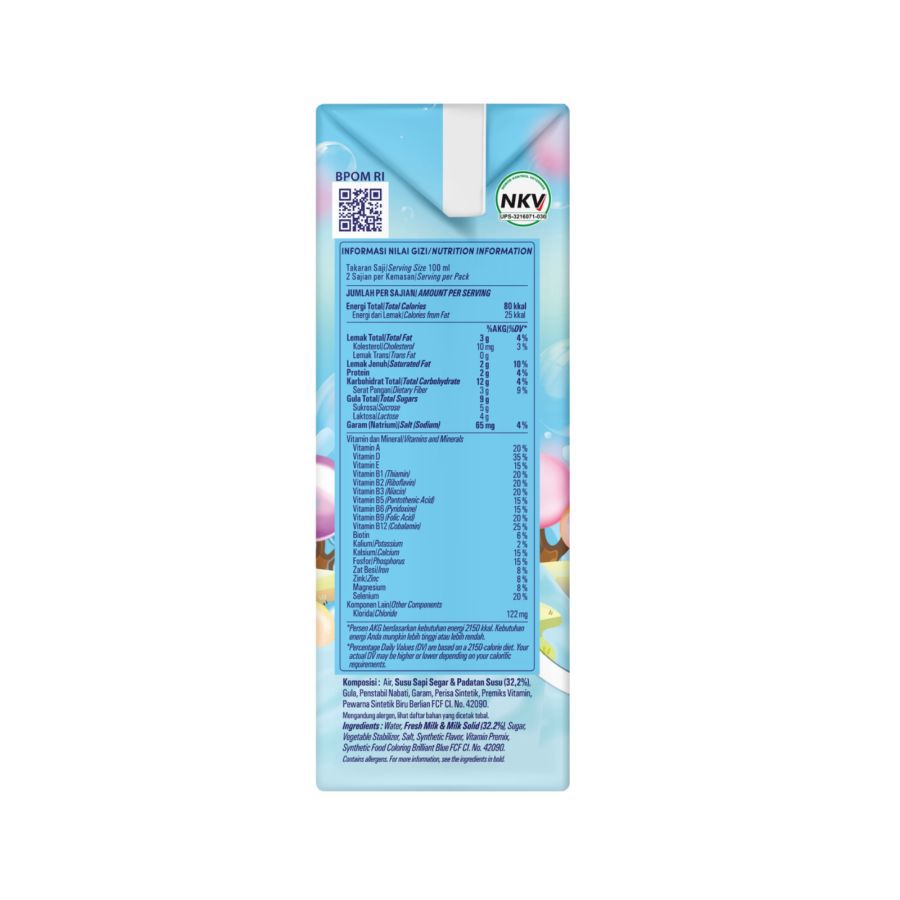 Diamond Milk Bubble Gum Susu UHT 200ml