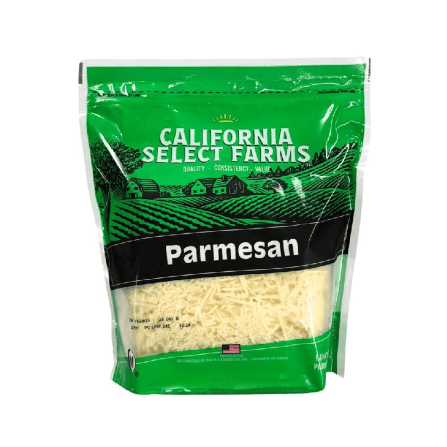 California Select Farm Parmesan Shredded Cheese USA 8oz 170gram