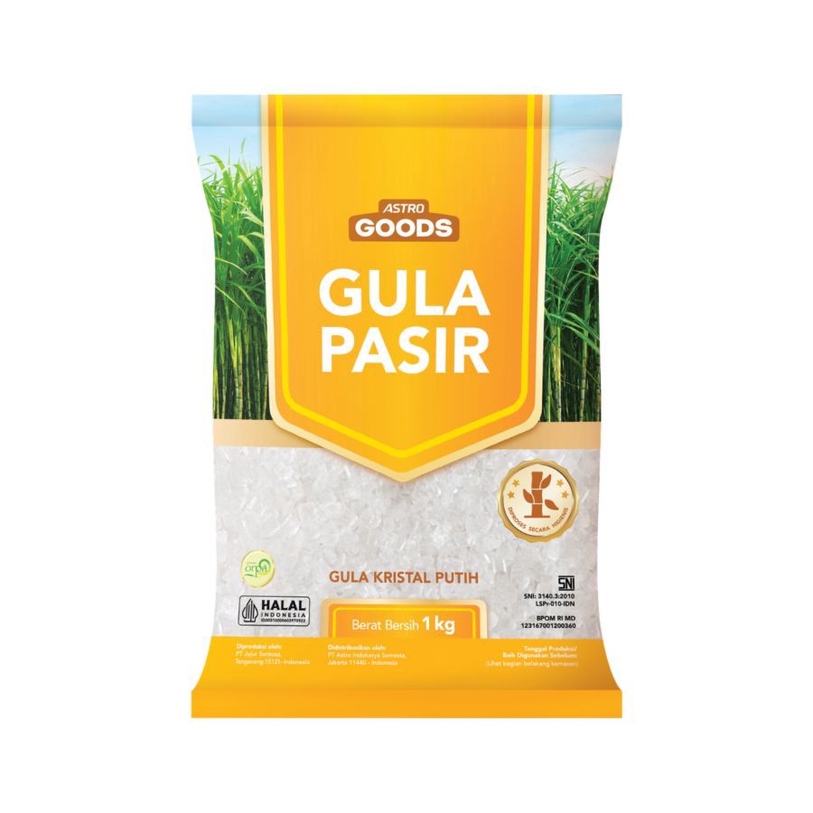 Gula Pasir Kuning A Basics 1kg