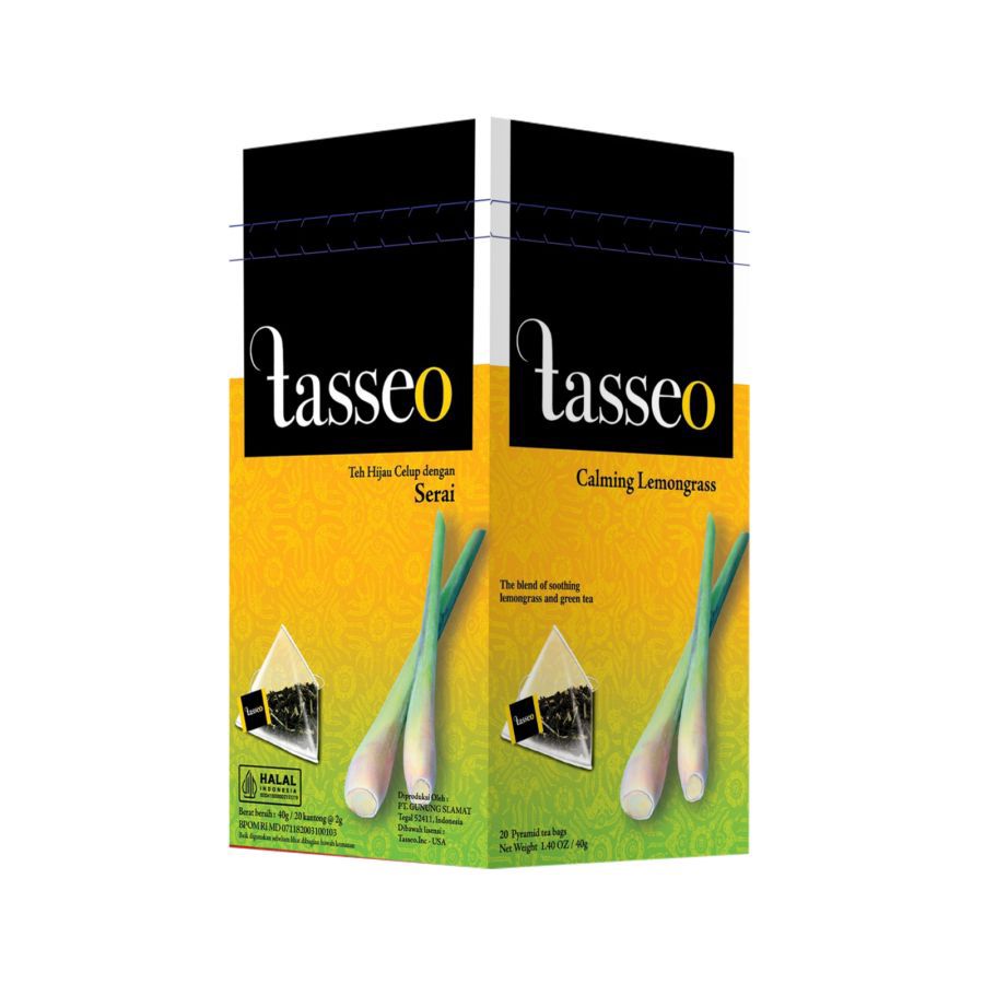 Tasseo Calming Lemongrass Premium Tea Bag 20bags