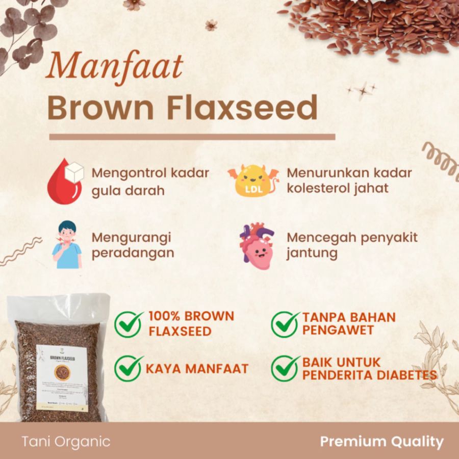 Tani Organic Brown Flaxseed