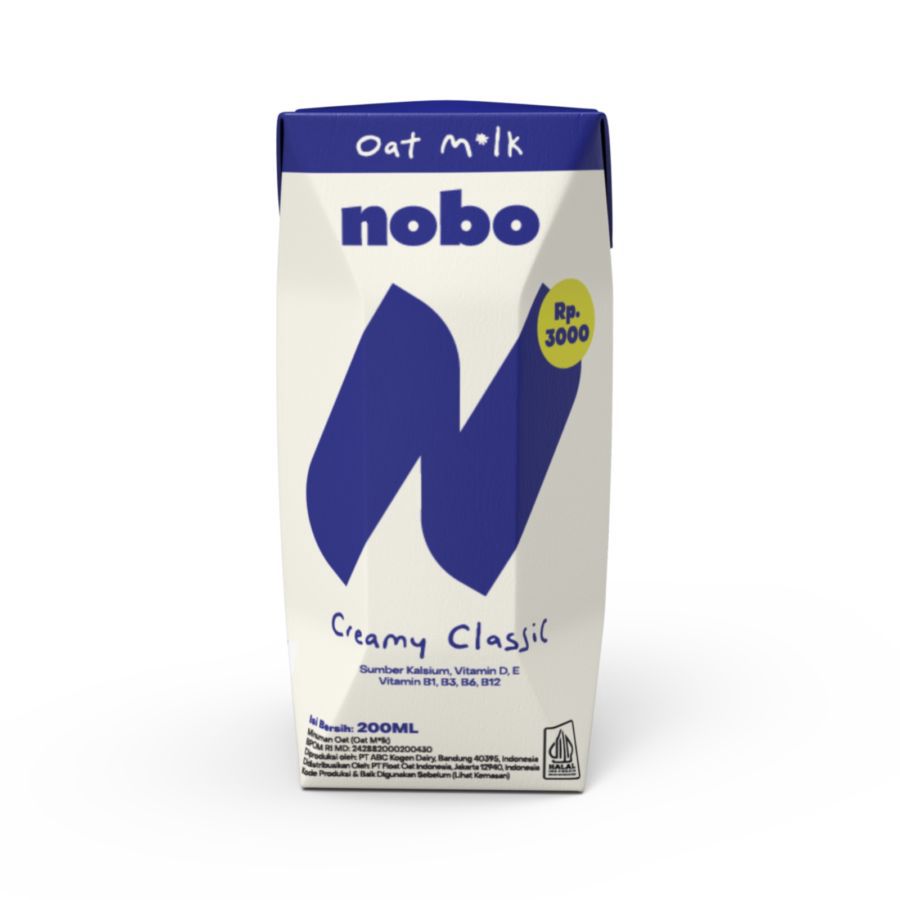 Nobo Creamy Classic Oat Milk 200ml 1 Dus 24pcs