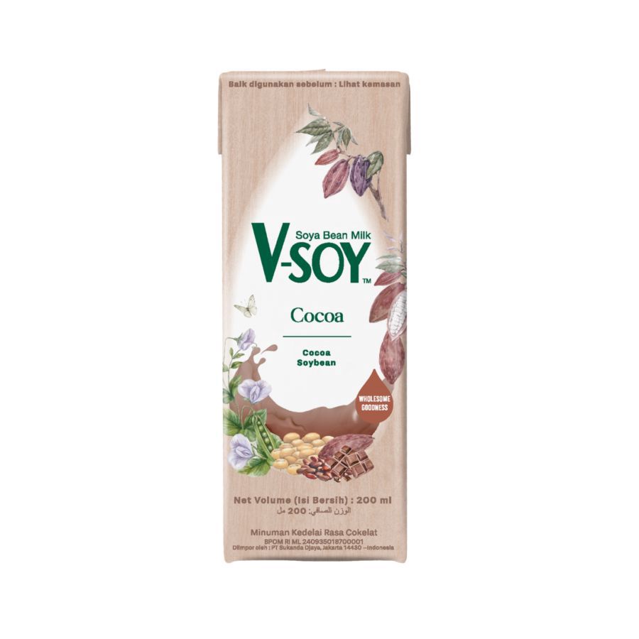 V-Soy Susu Kedelai Cocoa 200ml