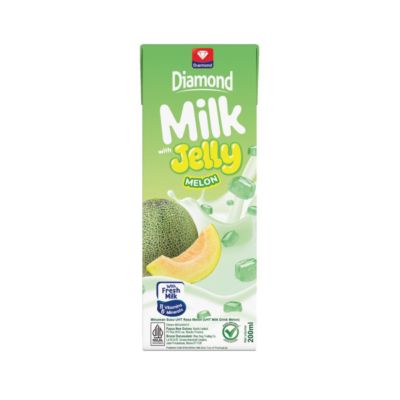 Diamond Milk Jelly Melon Susu UHT