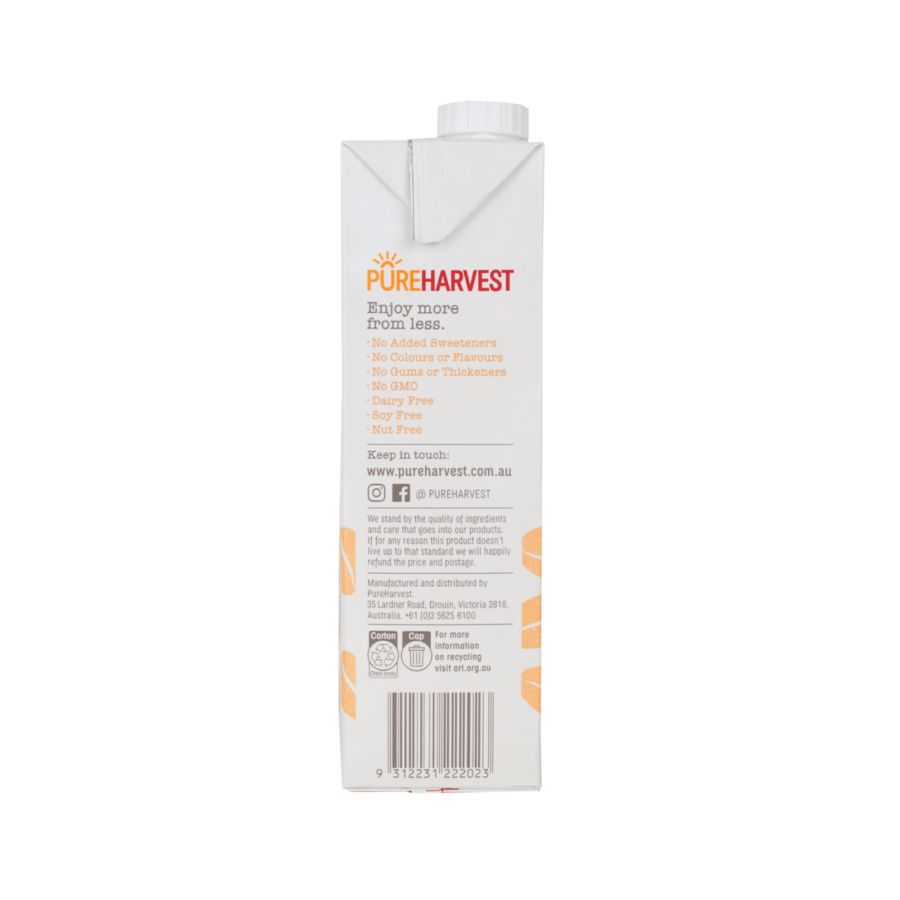 Pure Harvest Oatmilk Unsweetened 1liter