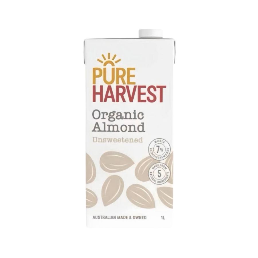 Pure Harvest Almond Milk Unsweetened 1liter