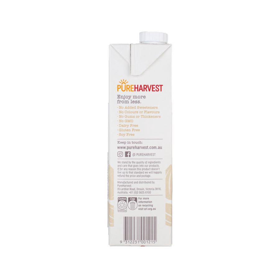 Pure Harvest Almond Milk Unsweetened 1liter