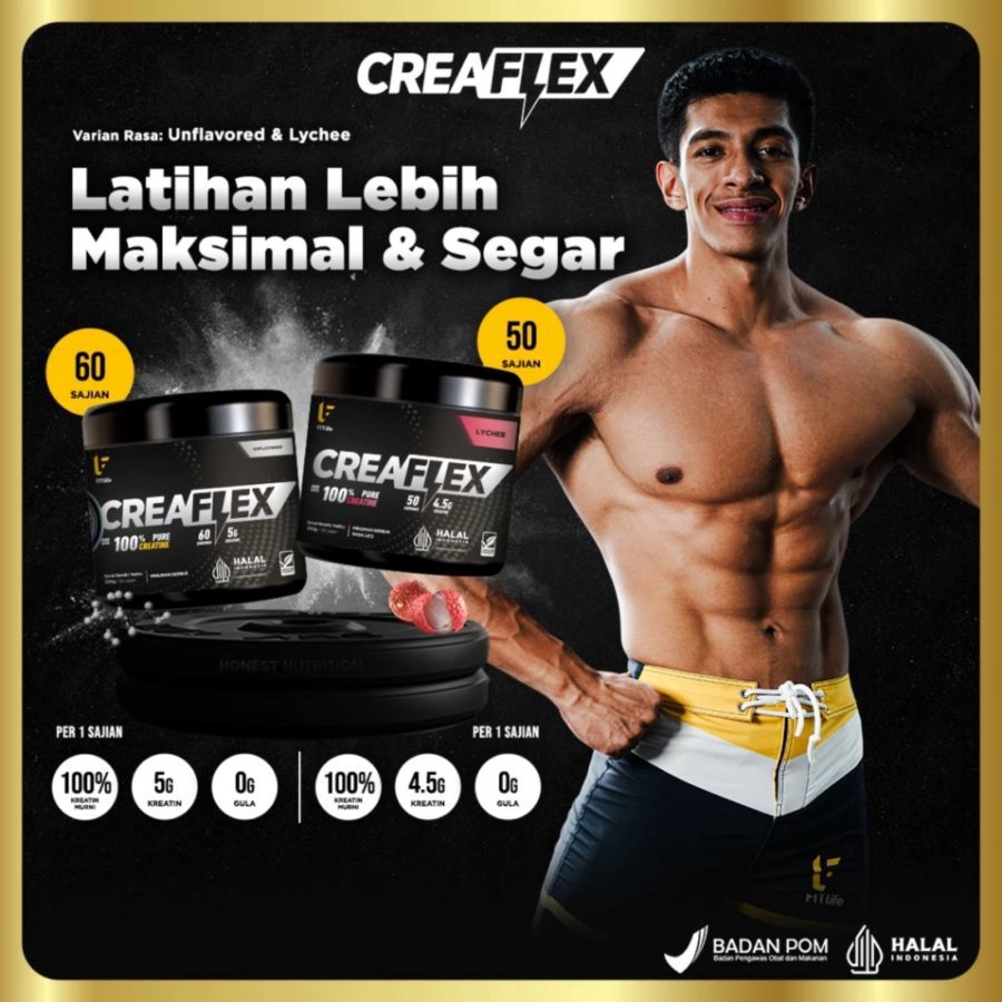 FITlife Creaflex Pure Creatine Unflavour 300gram