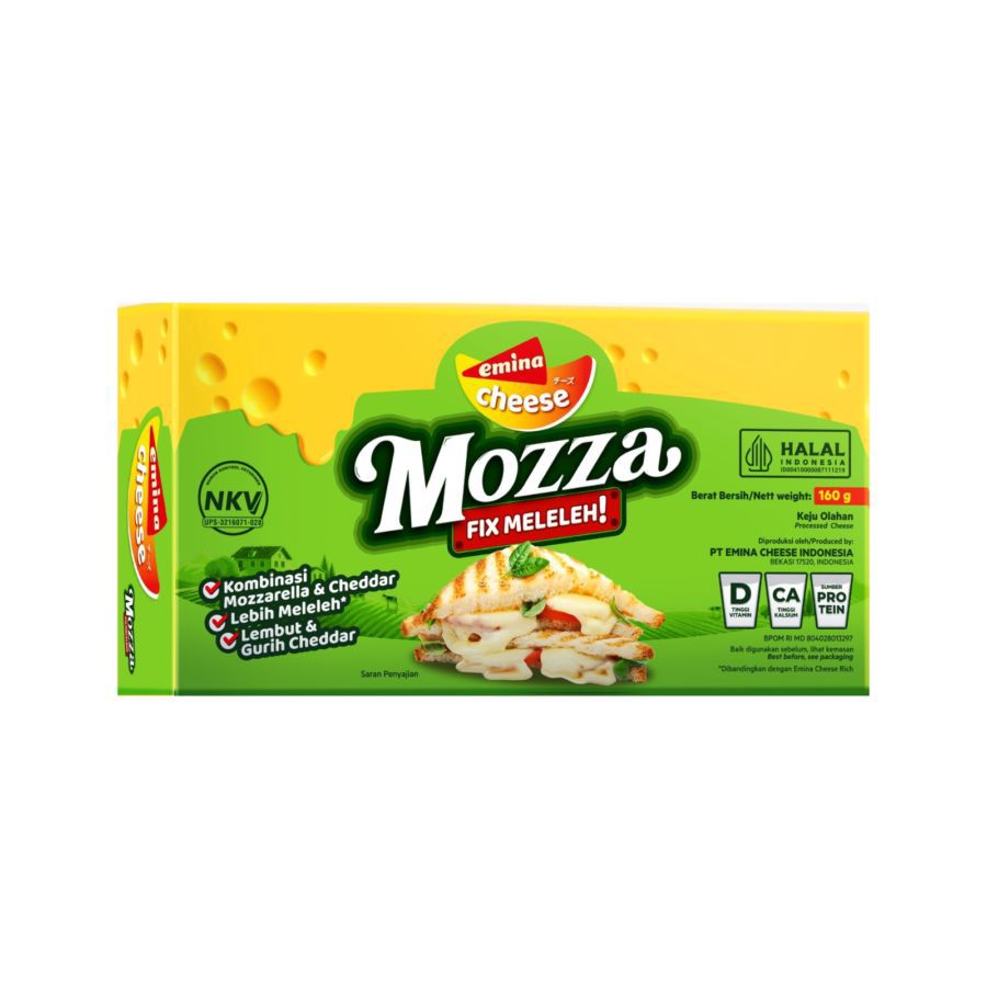 Emina Mozzarella Cheese Block 165gram