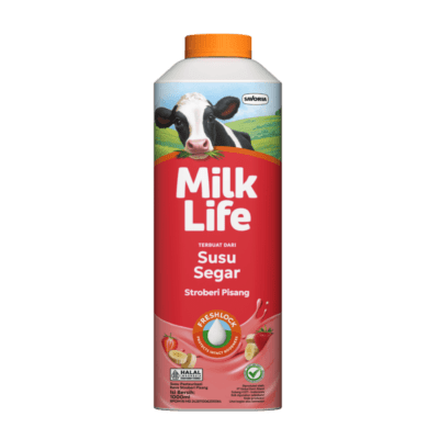 Milk Life Fresh Milk Strawberry Banana