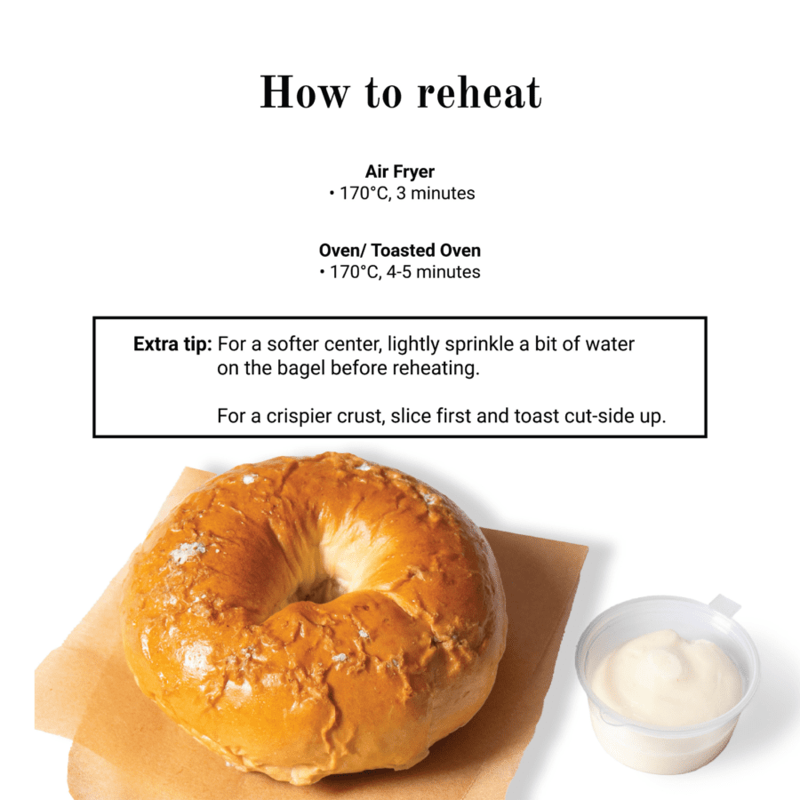 Bagel Original + Cream Cheese 1pcs
