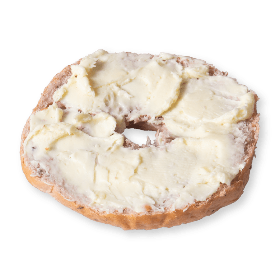 Bagel Blueberry + Cream Cheese 1pcs