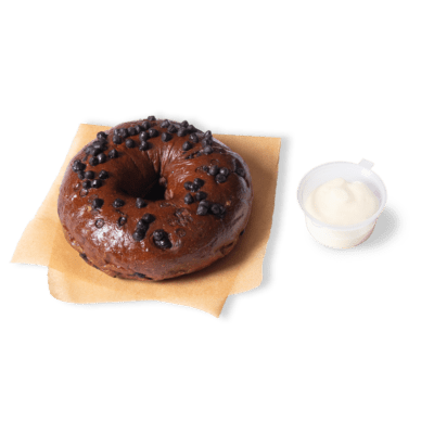 Bagel Double Chocolate + Cream Cheese