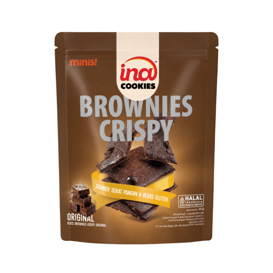 Ina Minis Brownies Crispy Original 1pcs