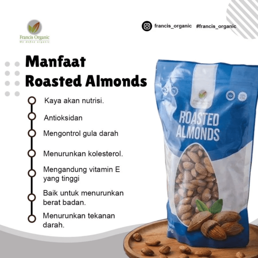 Francis Roasted Almond 225g 1pcs